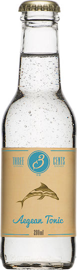 Three Cents Aegean Tonic με Ανθρακικό σε Φιάλη 200ml