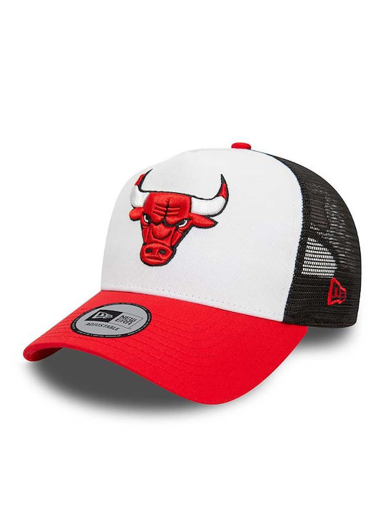 Neue Era Erwachsene 9forty Nba Chicago Bulls Trucker Cap weiß rot 60503487 Neue Era