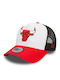 New Era Erwachsene 9forty NBA Chicago Bulls Trucker Cap Weiß Rot 60503487 New Era