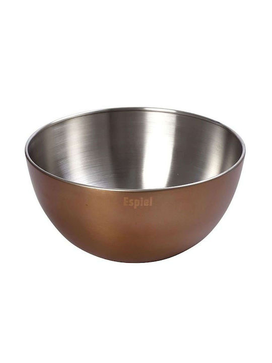 Espiel Servierschüssel Rund Inox Orange mit Durchmesser 15cm
