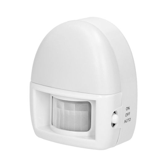 Virone LED Φωτιστικό Νυκτός Διακόπτης με Τροφοδοσία Μπαταρίας και Αισθητήρα Κίνησης