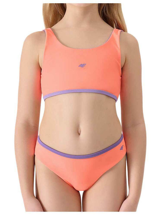 4F Costum de baie pentru copii Bikini Portocaliu