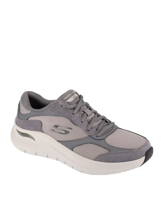 Skechers Arch Fit 2.0 Keep Ανδρικά Sneakers Γκρι