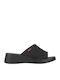 Sandale Casual Damă Flatforme Negre