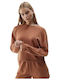 4F Women's Sweatshirt Brown