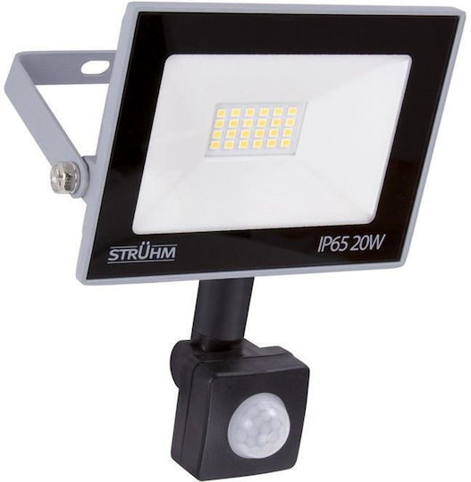 Struhm Προβολέας LED 20W με Αισθητήρα Κίνησης