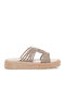 Γυναικεία Σανδάλια Flatforms Ροζ Χρυσό