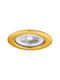 Kanlux Rotund Metalic Cadru pentru Spoturi GX5.3 Auriu 8.2x8.2cm. 1buc