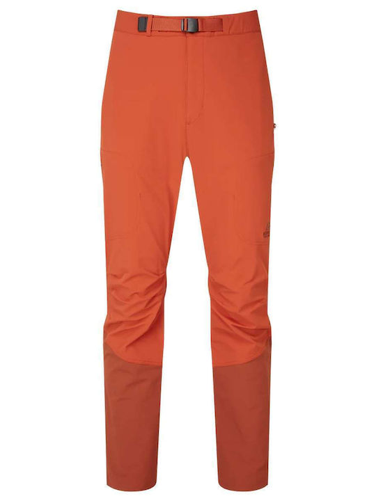 Mountain Equipment Ανδρικό Μακρύ Παντελόνι Πεζοπορίας Κόκκινο