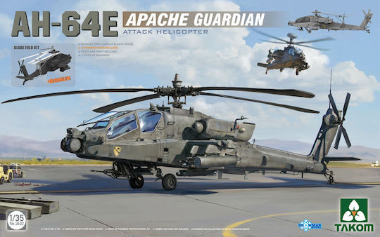Apache Φιγούρα Μοντελισμού Ελικόπτερο σε Κλίμακα 1:35