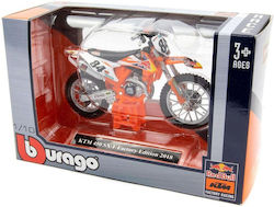 Bburago Motorcycle 1:18 Red Bull KTM 450 SX-F Factory Edition 2018 for 3++ Years