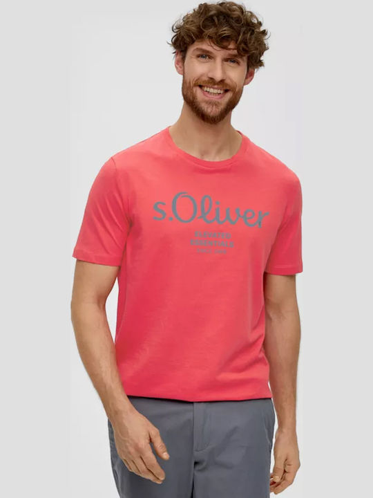 s.Oliver T-shirt Κοραλί