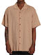 Billabong Sundays Vacay Men's Shirt Short Sleeve Mustard