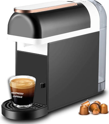 Century Pod Coffee Machine for Capsules Nespresso Pressure 19bar Black