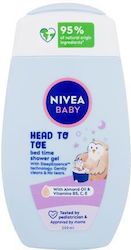 Nivea Baby Head To Toe Bed Time Shower Gel de duș Gel de duș 200 Ml Nivea Baby Head To Toe Bed Time Shower Gel de duș Gel de duș 200 Ml
