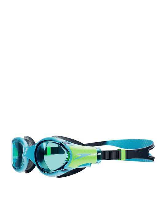 Speedo Biofuse 8 Swimming Goggles Kids with Anti-fog Lenses Blue