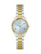 Womens Watch 30mm Chronograph Battery With Silver Steel Bracelet