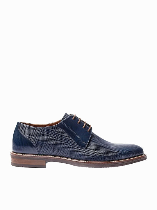 Raymont Leder Herren Freizeitschuhe Blau