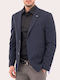 Leonardo Uomo Men's Suit Jacket NavyBlue