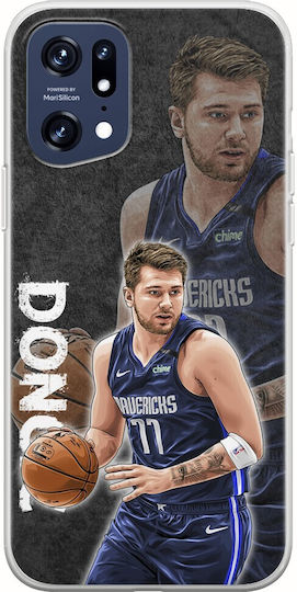 Nba Stars - Luka Doncic Задна корица Силикон Многоцветен (Oppo Find X5 Pro)