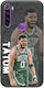 Nba Stars - Jason Tatum Umschlag Rückseite Silikon Mehrfarbig (Redmi Note 8 2021)