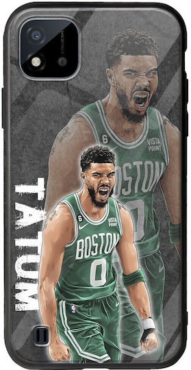 Nba Stars - Jason Tatum Back Cover Silicon / Tempered Glass Multicolor (Realme C11 2021)