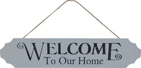 Uncle George Decorative Sign Handmade White Made of Wood 36x1x8cm