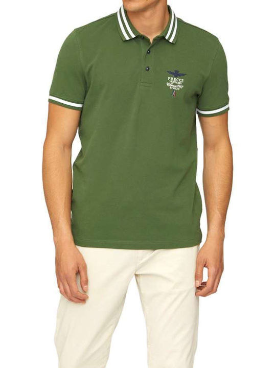 Aeronautica Militare Ανδρική Μπλούζα Polo Seaweed Green