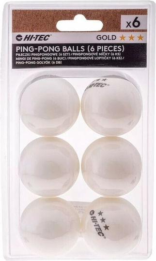 Hi-Tec Ping Pong Balls 6pcs