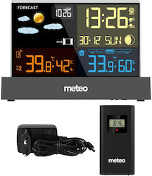 Meteo 05SP110C Ασύρματος Μετεωρολογικός Σταθμός Ψηφιακός Επιτραπέζιος Μαύρος Meteo 05SP110C Ασύρματος Μετεωρολογικός Σταθμός Ψηφιακός Επιτραπέζιος Μαύρος
