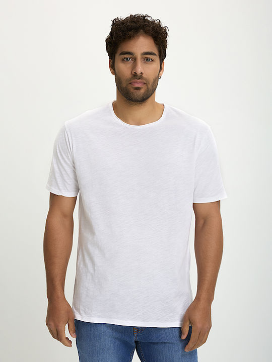 Vardas T-shirt Bărbătesc cu Mânecă Scurtă White