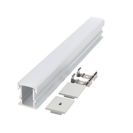 Eurolamp Χωνευτό Προφίλ Αλουμινίου Ταινίας LED 200εκ.
