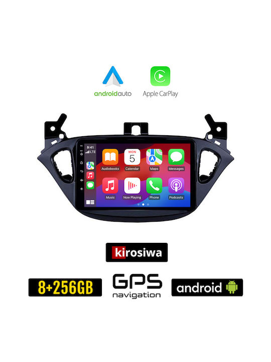Kirosiwa Автомобилна Аудио Система (Блутут/USB/AUX/WiFi/GPS/Apple-Carplay/Android-Auto) с Тъчскрийн 9"