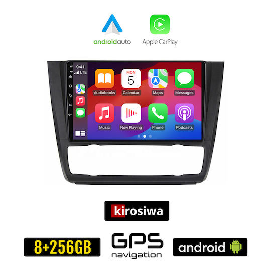 Kirosiwa Автомобилна Аудио Система (Блутут/USB/WiFi/GPS/Apple-Carplay/Android-Auto) с Тъчскрийн 9"