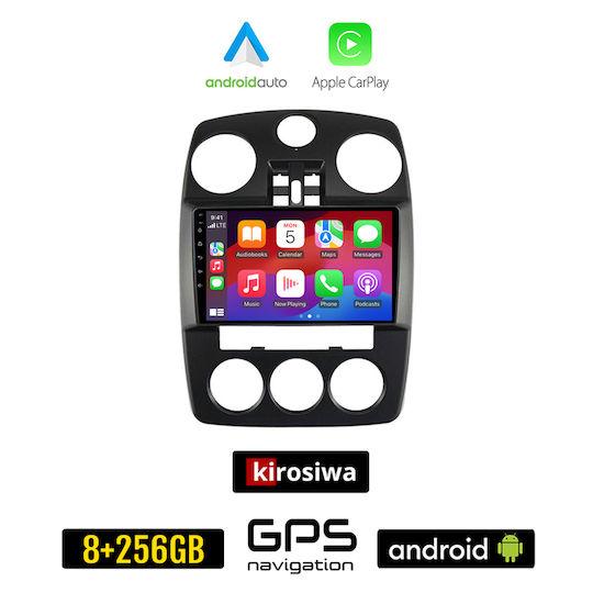 Kirosiwa Auto-Audiosystem Chrysler PT Cruiser 2005-2010 (Bluetooth/USB/AUX/WiFi/GPS/Apple-Carplay/Android-Auto) mit Touchscreen 9"