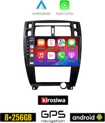 Kirosiwa Car-Audiosystem für Hyundai Tucson 2004-2010 (Bluetooth/USB/AUX/WiFi/GPS/Apple-Carplay/Android-Auto) mit Touchscreen 10"