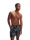 Men's Swimwear Shorts Black with Patterns