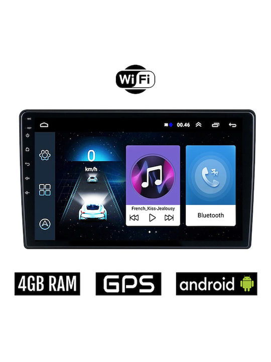 Автомобилна Аудио Система 2DIN (Блутут/USB/WiFi/GPS/Apple-Carplay/Android-Auto) с Тъчскрийн 9"