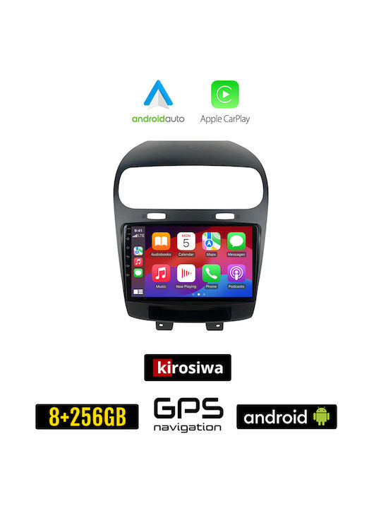 Kirosiwa Car Audio System for Fiat Freemont 2008+ (Bluetooth/USB/AUX/WiFi/GPS/Apple-Carplay/Android-Auto) with Touch Screen 9"