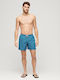 Men's Swimwear Shorts Blue with Patterns
