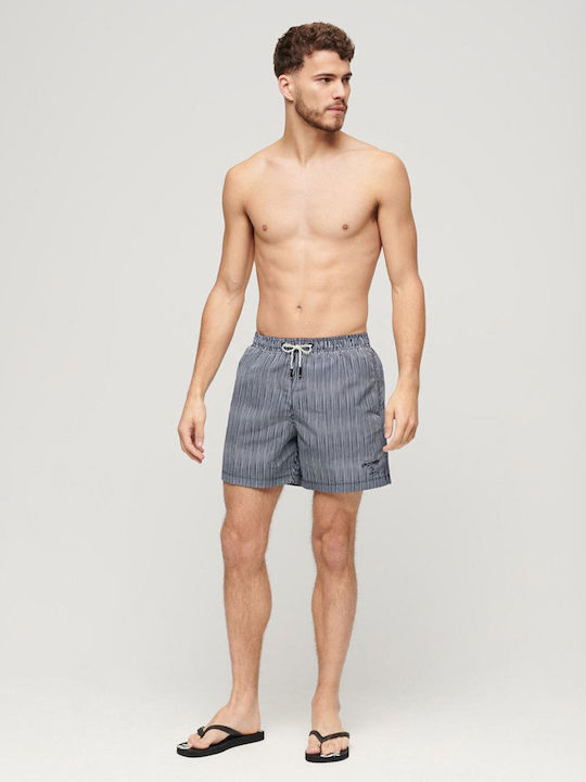 Superdry Herren Badebekleidung Shorts Navy mit Mustern