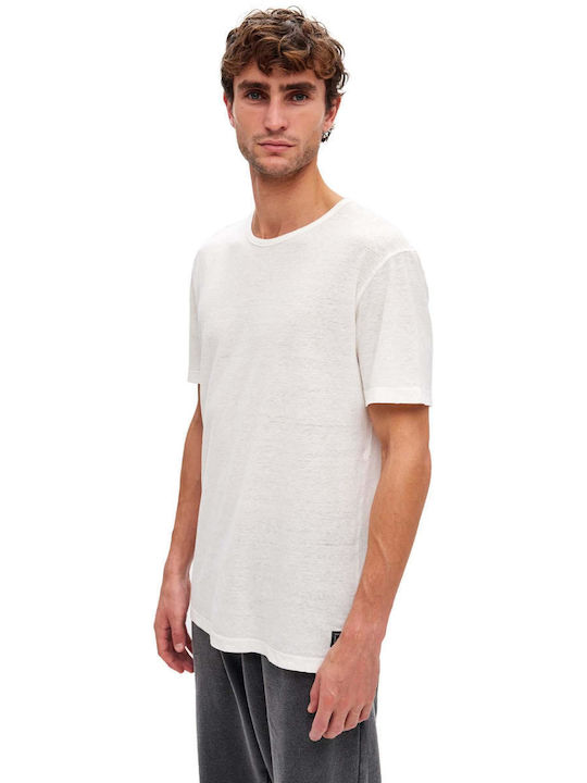 Dirty Laundry Herren T-Shirt Kurzarm Weiß