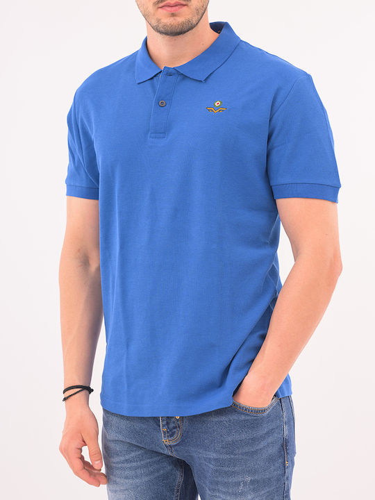 Armata Di Mare Herren Shirt Kurzarm Polo RoyalBlue