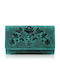 Leather Women's Wallet Classic Green