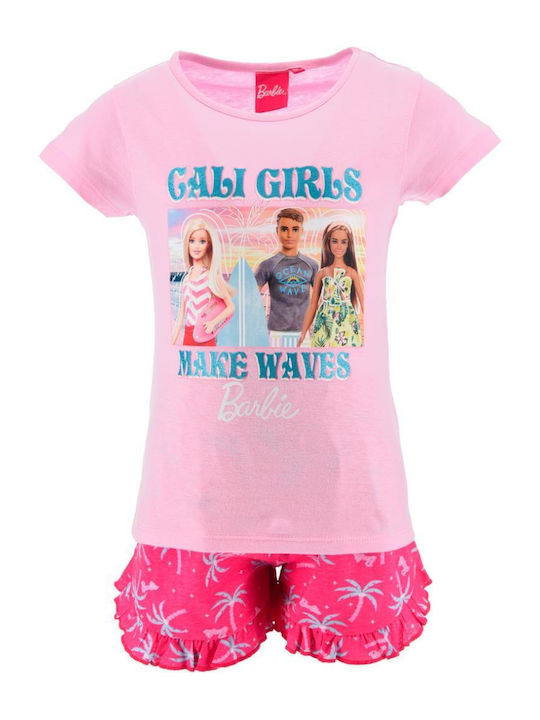 Kinder-Set mit Shorts Sommer 2Stück Pink