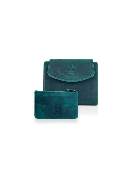Paolo Peruzzi Δερμάτινο Γυναικείο Πορτοφόλι με RFID Πράσινο