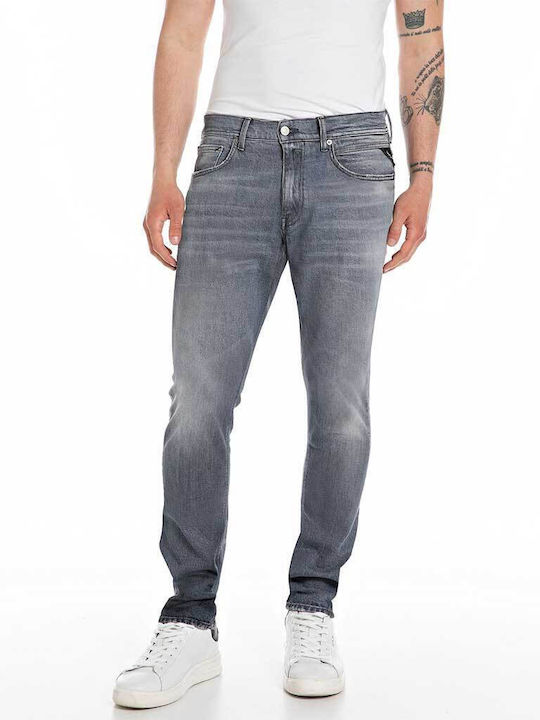 Replay Willbi Herren Jeanshose in Regular Fit Grey