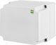 Eurolamp Surface Mounted Electrical Box Branching Watertight IP65 in Gray Color