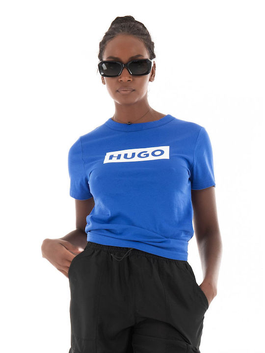 Hugo Boss Feminin Tricou Cobalt Blue