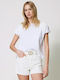 Twinset Feminin Tricou White